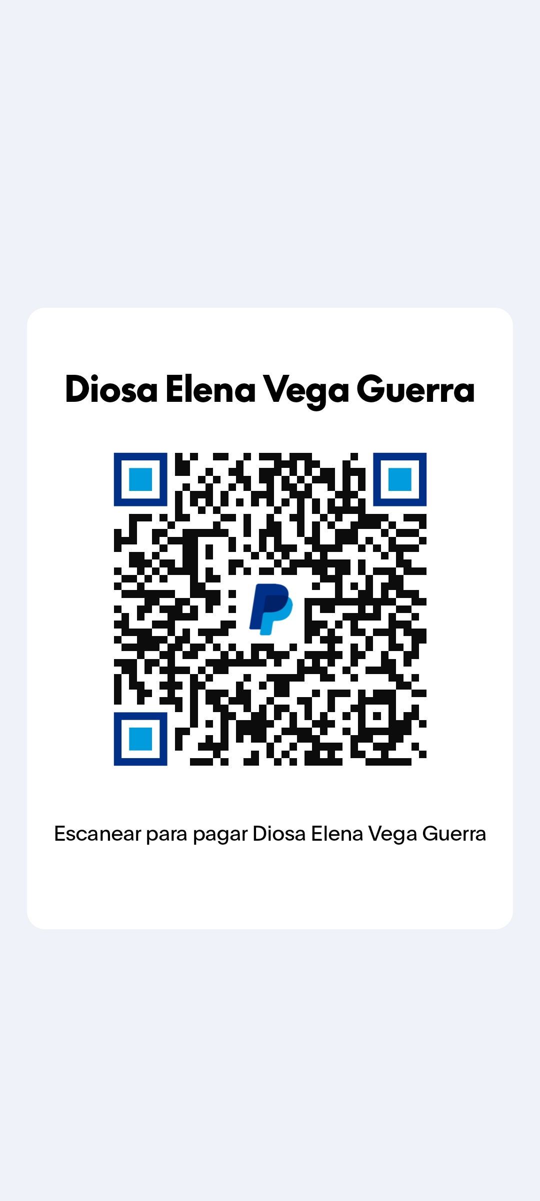 QR PayPal Elena